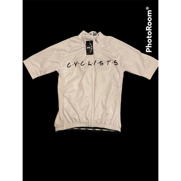 Tewmeu Women's Cycling Jersey Short Sleeve Full Zip 3-Pocket XL New - Picture 1 of 4